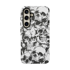 Skull Pattern Tough Phone Case For iPhone and Samsung
