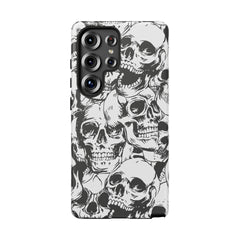 Skull Pattern Tough Phone Case For iPhone and Samsung