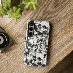 Skull Pattern Tough Phone Case For iPhone and Samsung