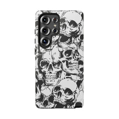 Skull Pattern Tough Phone Case For iPhone and Samsung