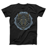 Wolf With Runes Unisex T-Shirt