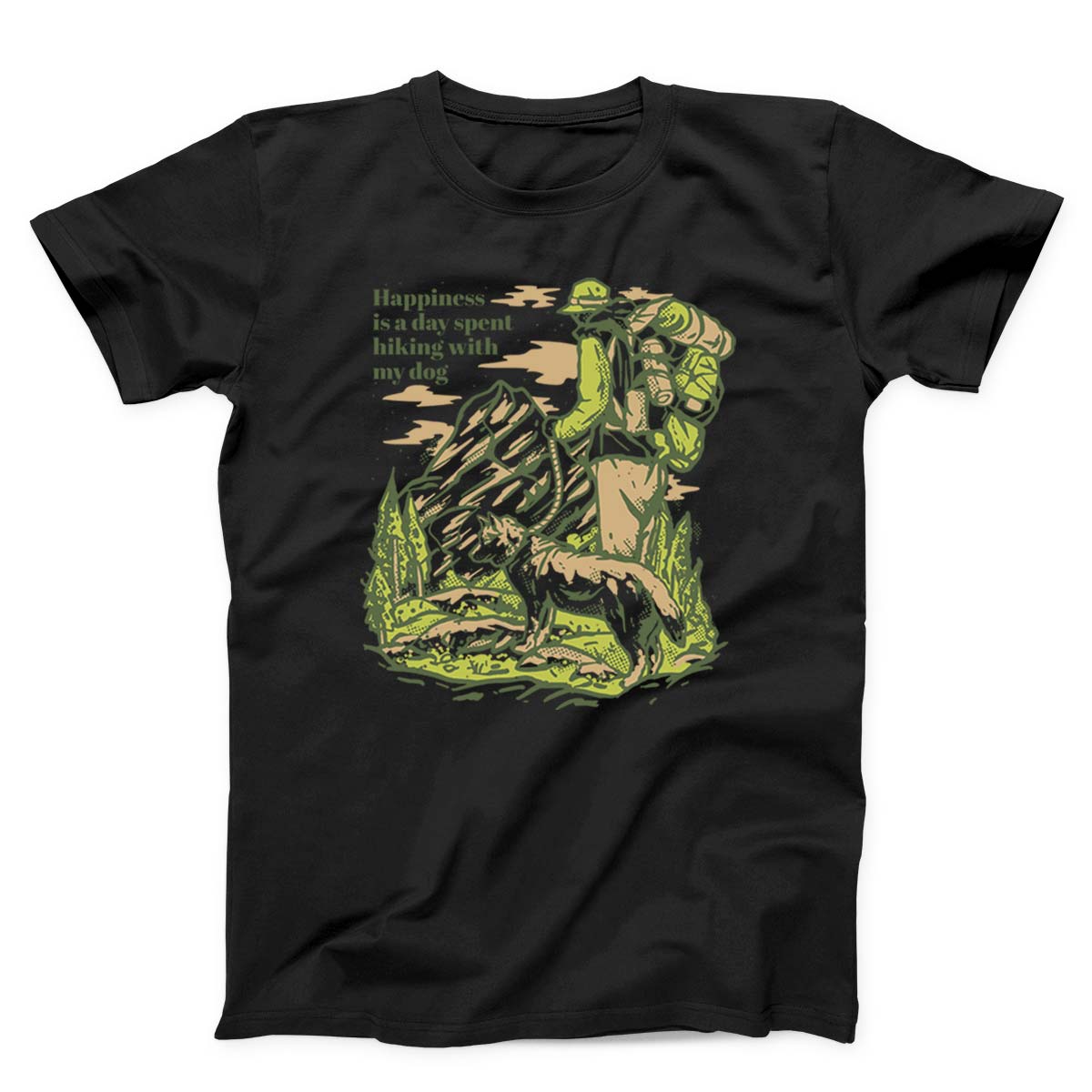 Hiking With My Dog Unisex T-Shirt