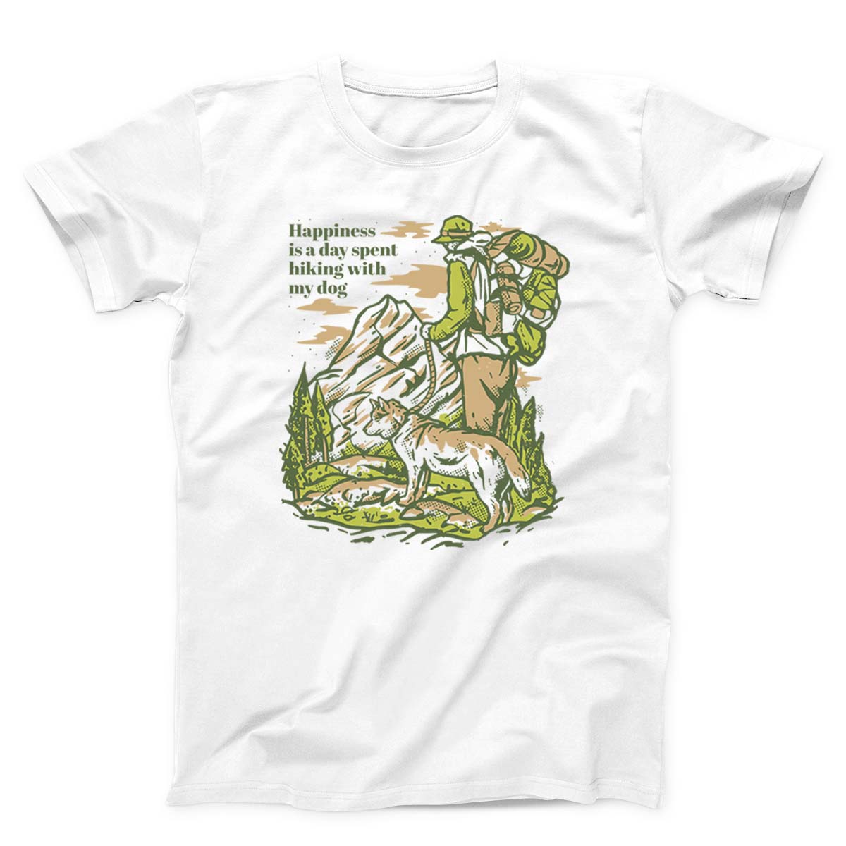 Hiking With My Dog Unisex T-Shirt