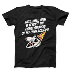 Opossum With Party Hat Unisex T-Shirt