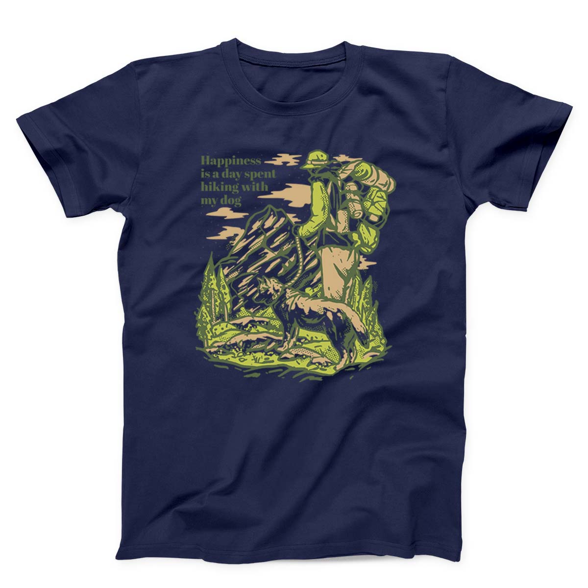 Hiking With My Dog Unisex T-Shirt