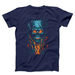 Fiery Skull Unisex T-Shirt