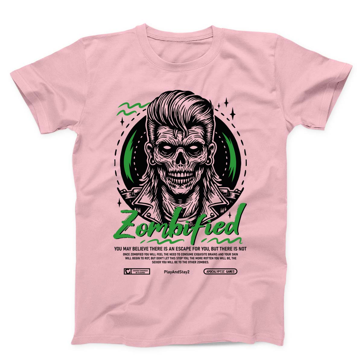 Zombified Rock Star Unisex T-Shirt