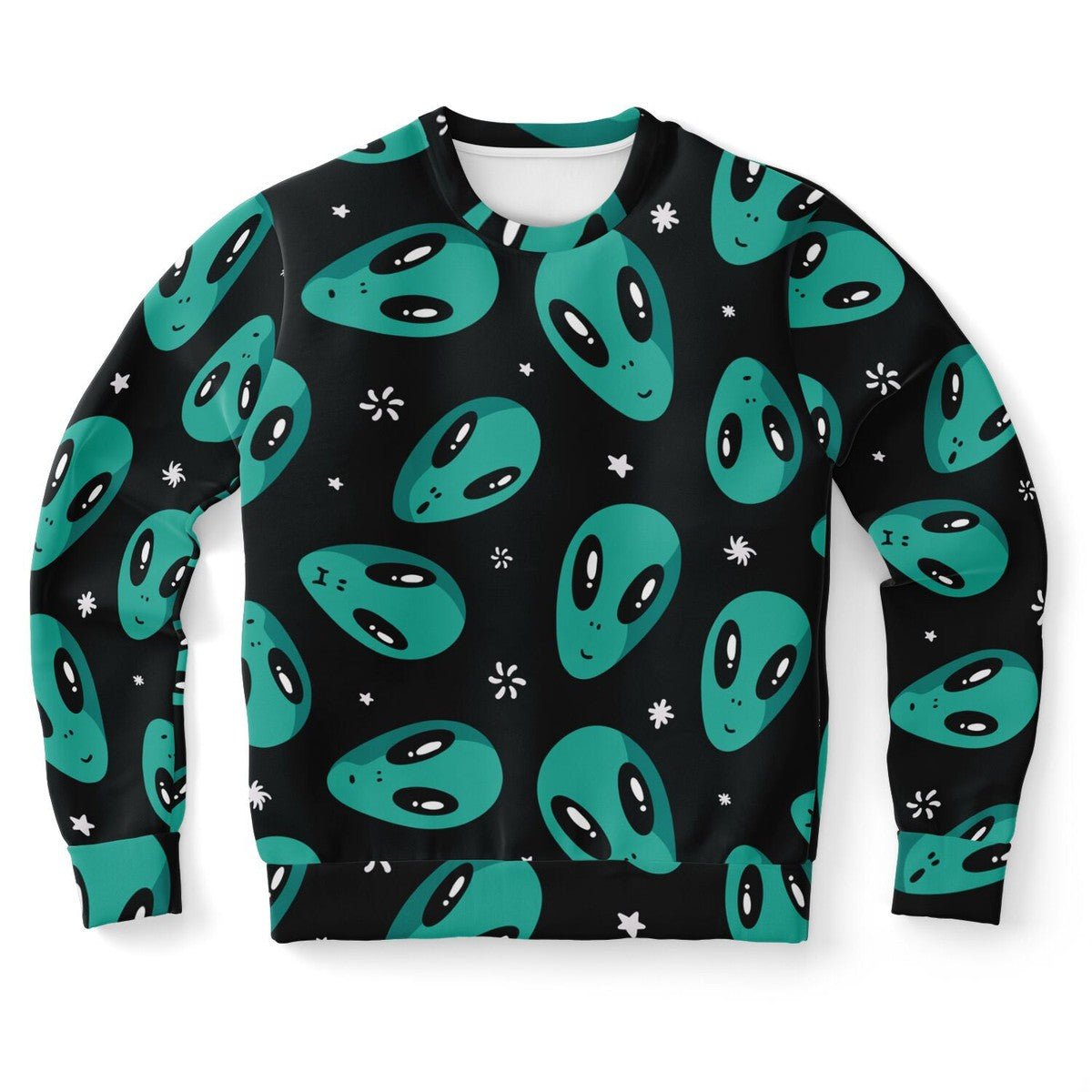 Aliens Pattern Unisex Sweatshirt