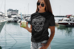 Bicycle Skull Unisex T-Shirt