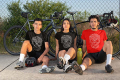 Bicycle Skull Unisex T-Shirt