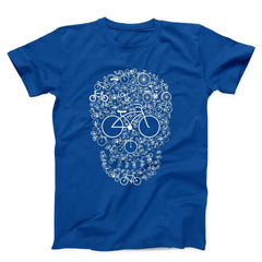 Bicycle Skull Unisex T-Shirt