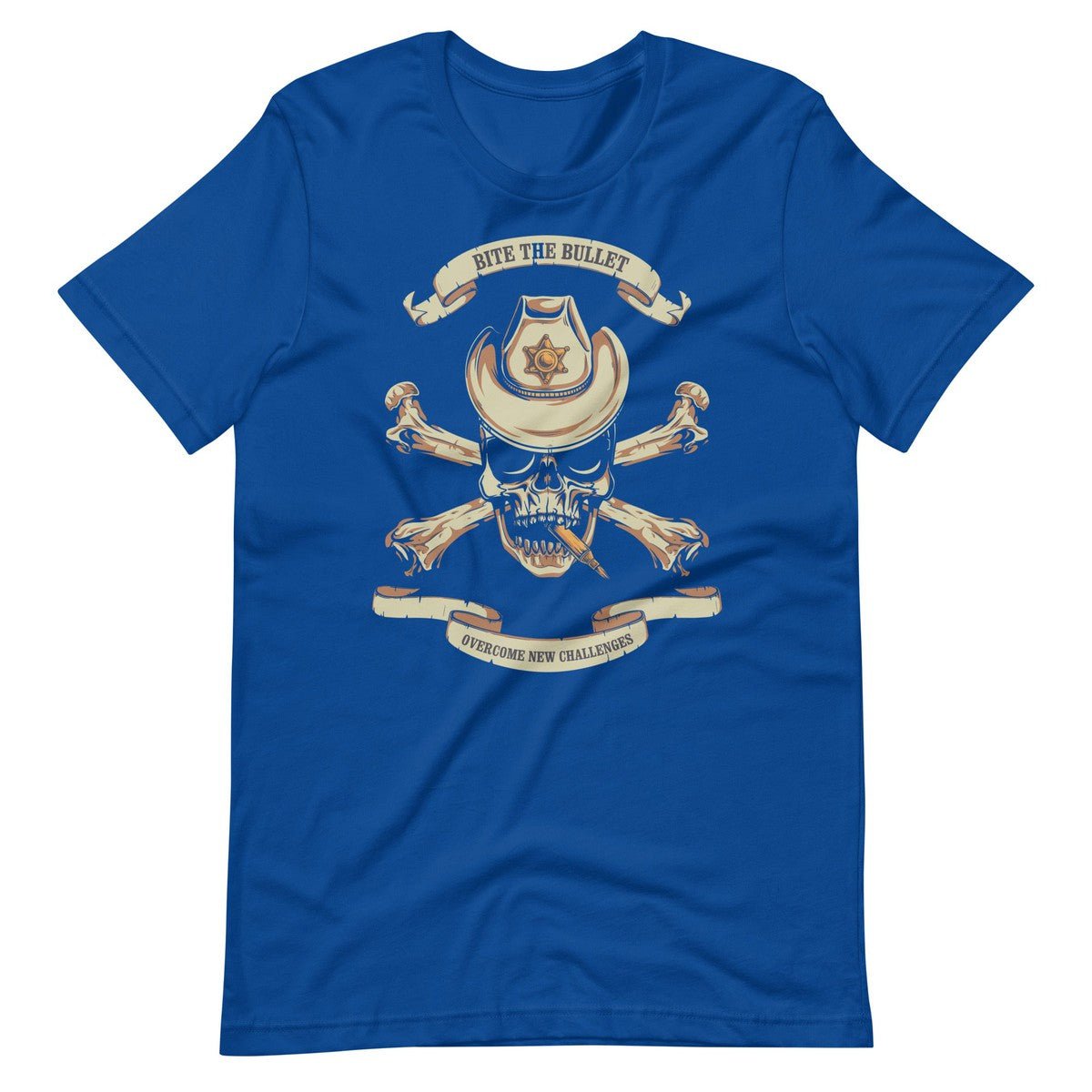 Bite The Bullet Overcome New Challenges Unisex T-shirt