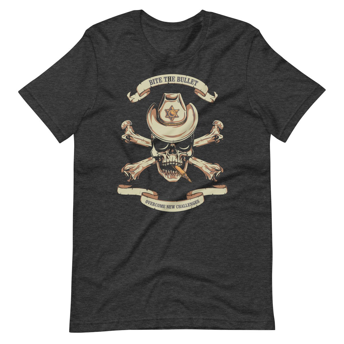 Bite The Bullet Overcome New Challenges Unisex T-shirt