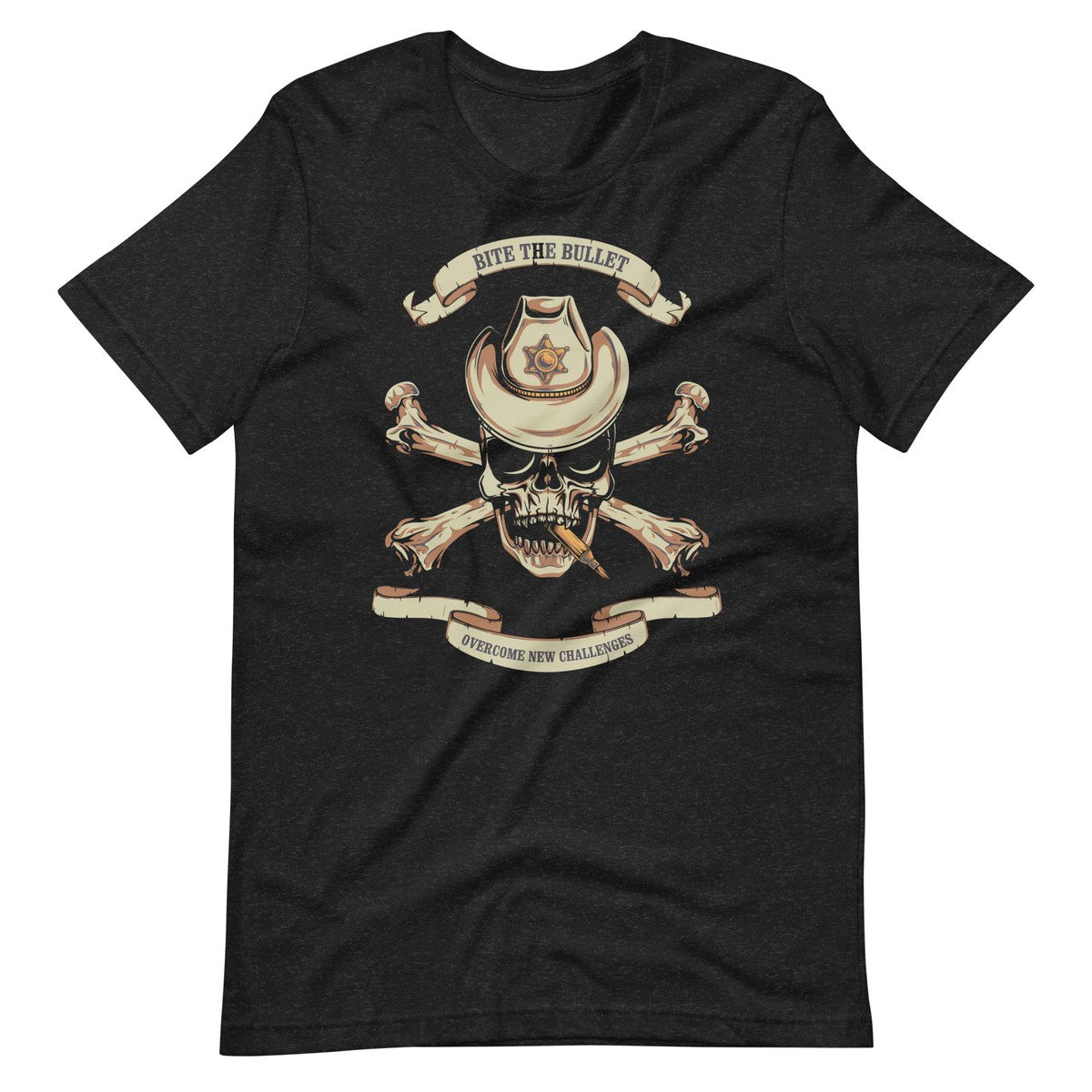 Bite The Bullet Overcome New Challenges Unisex T-shirt