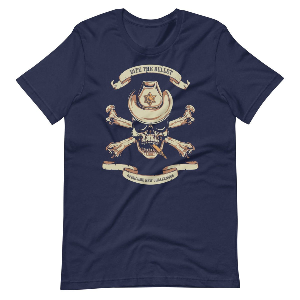 Bite The Bullet Overcome New Challenges Unisex T-shirt