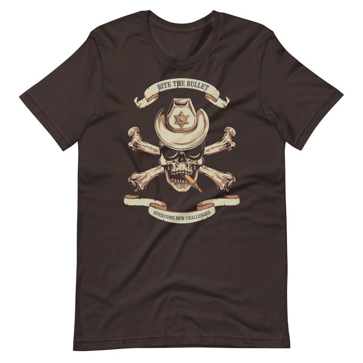 Bite The Bullet Overcome New Challenges Unisex T-shirt