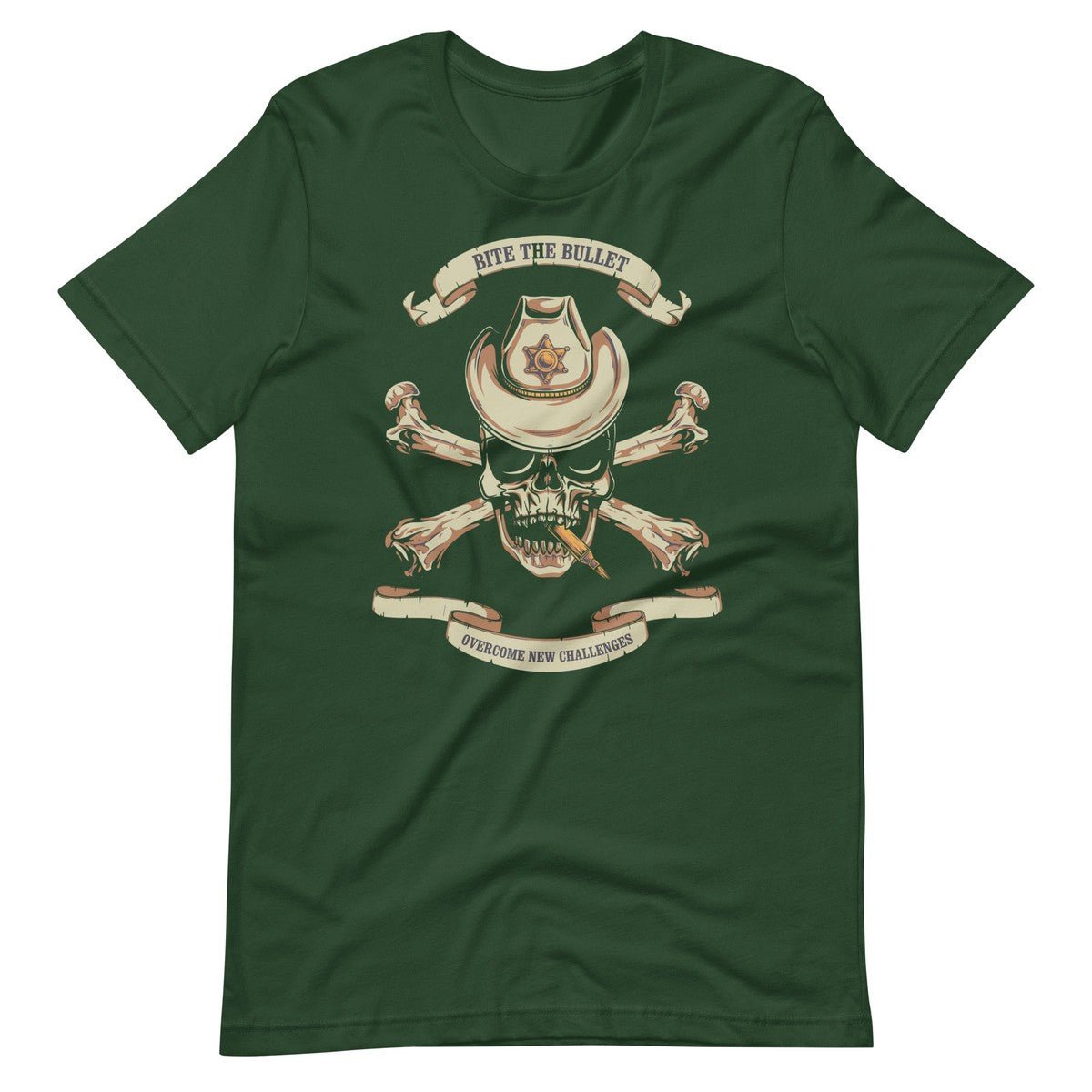 Bite The Bullet Overcome New Challenges Unisex T-shirt