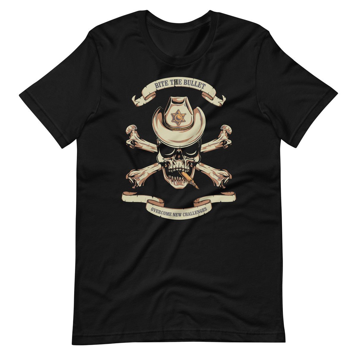 Bite The Bullet Overcome New Challenges Unisex T-shirt