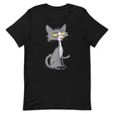 Black Cat Cartoon Unisex T-shirt