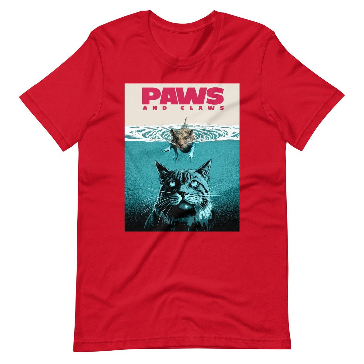 Paws and Claws Cat Parody Parody Unisex T-shirt
