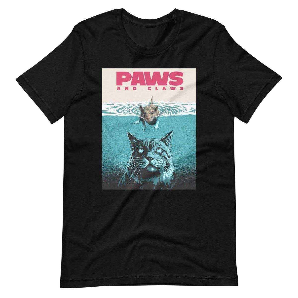 Paws and Claws Cat Parody Parody Unisex T-shirt