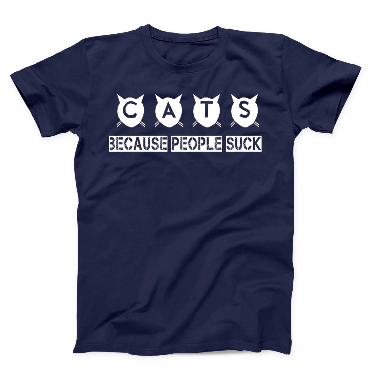 Cats Because People Suck Unisex T-Shirt