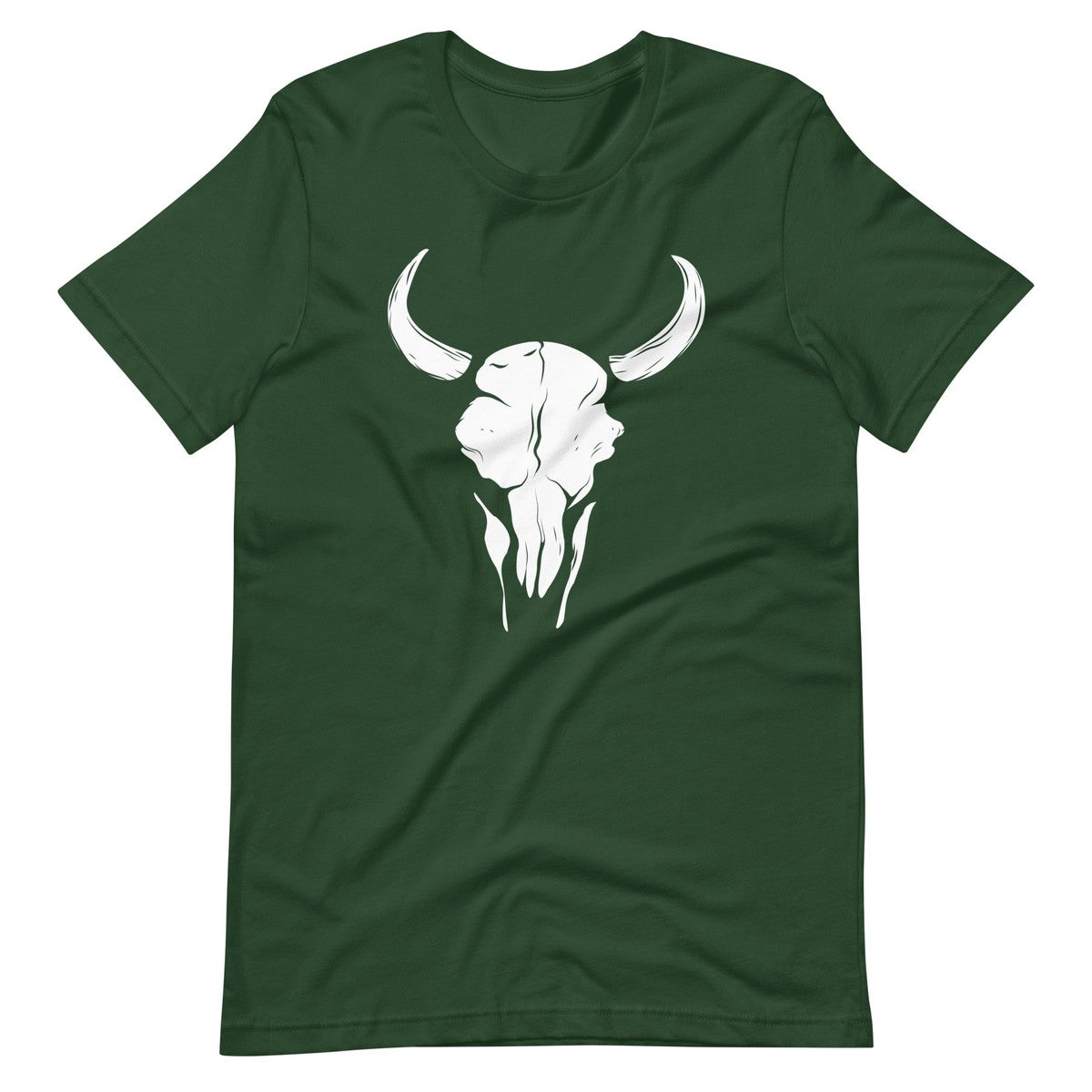 Bull Skull Graphic Unisex T-shirt