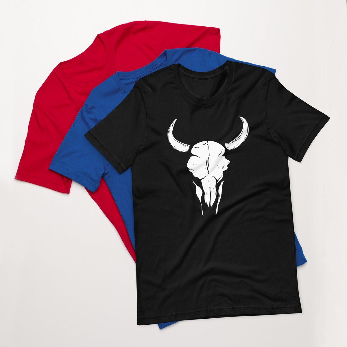Bull Skull Graphic Unisex T-shirt
