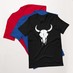 Bull Skull Graphic Unisex T-shirt