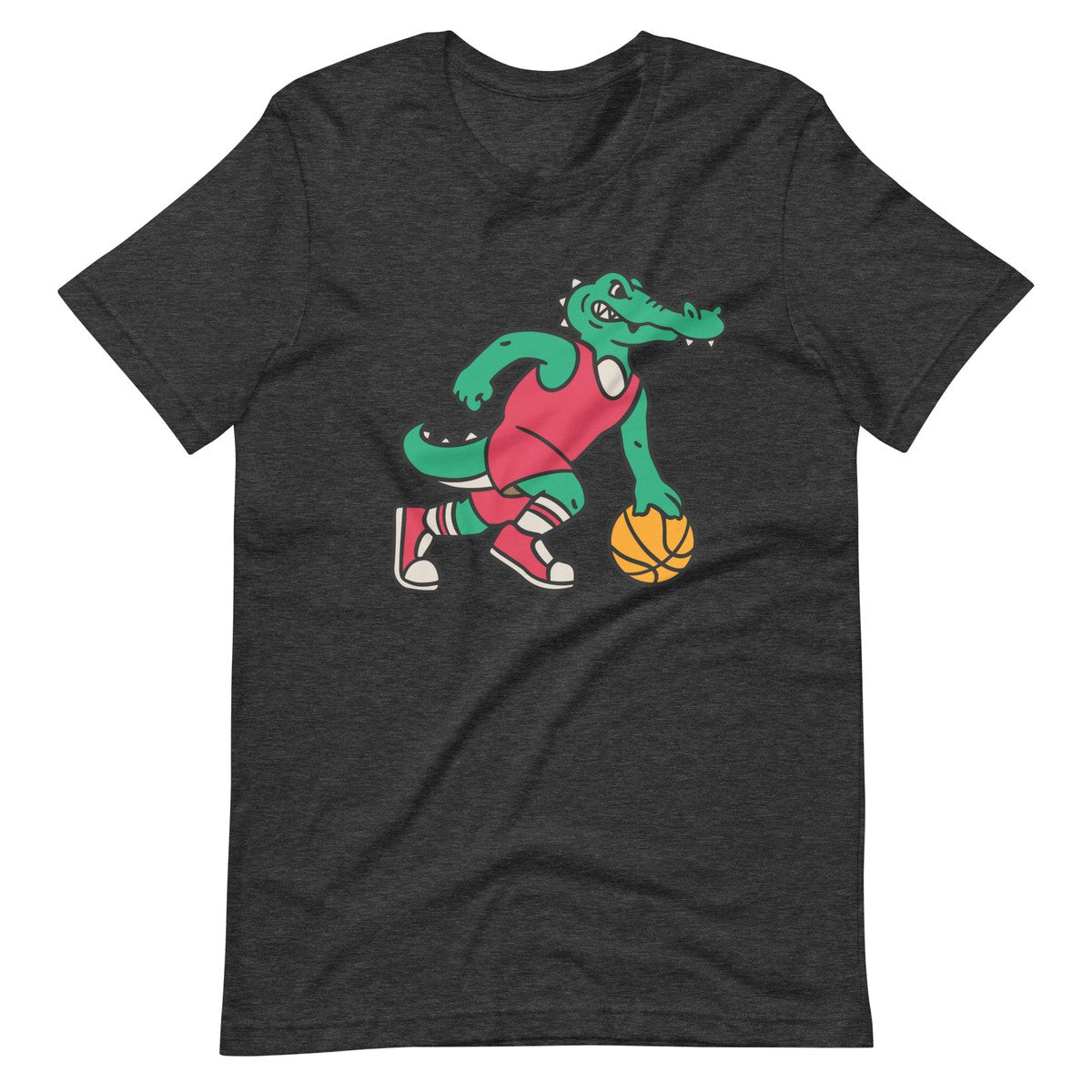 Crocodile Playing Basketball Unisex T-shirt