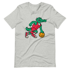 Crocodile Playing Basketball Unisex T-shirt