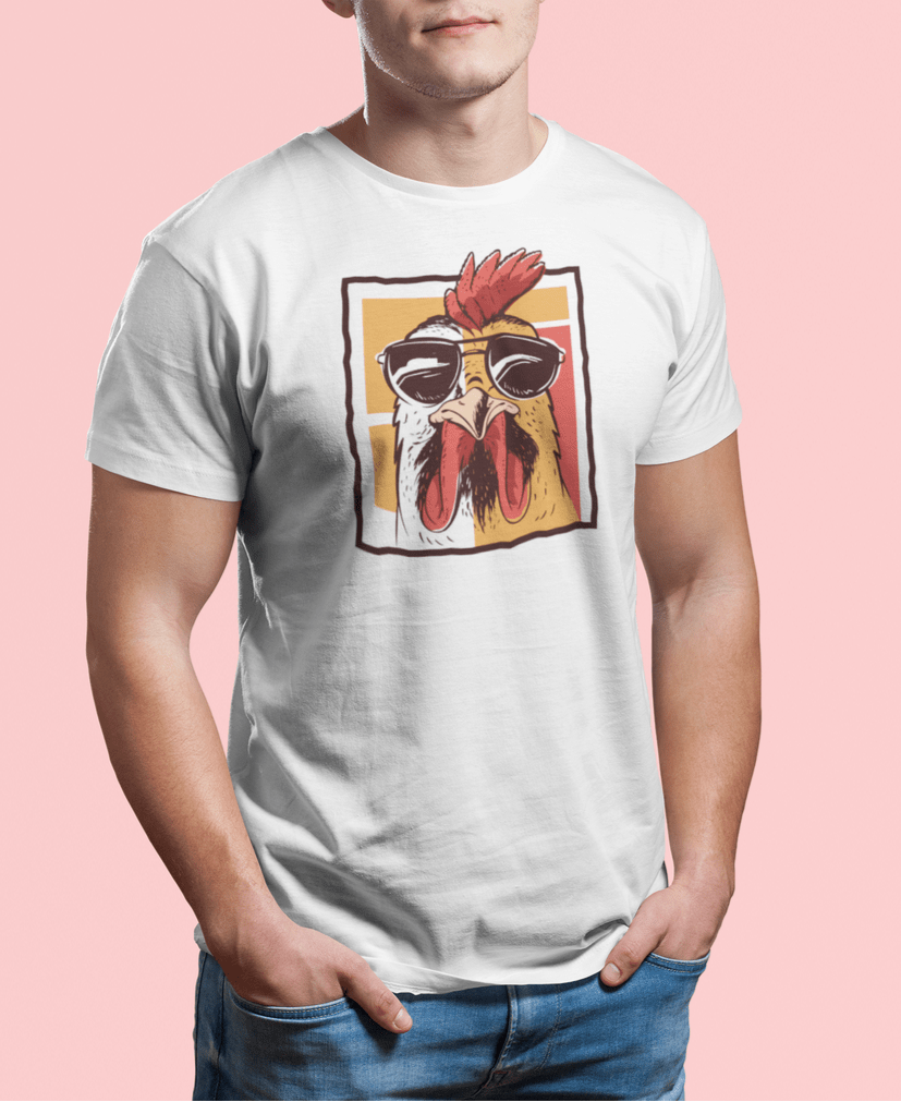 Rooster Sunglasses Unisex T-Shirt