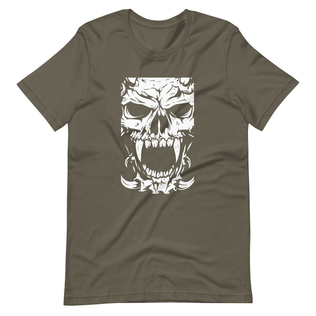 Screaming Skull Gothic Horror Unisex T-shirt