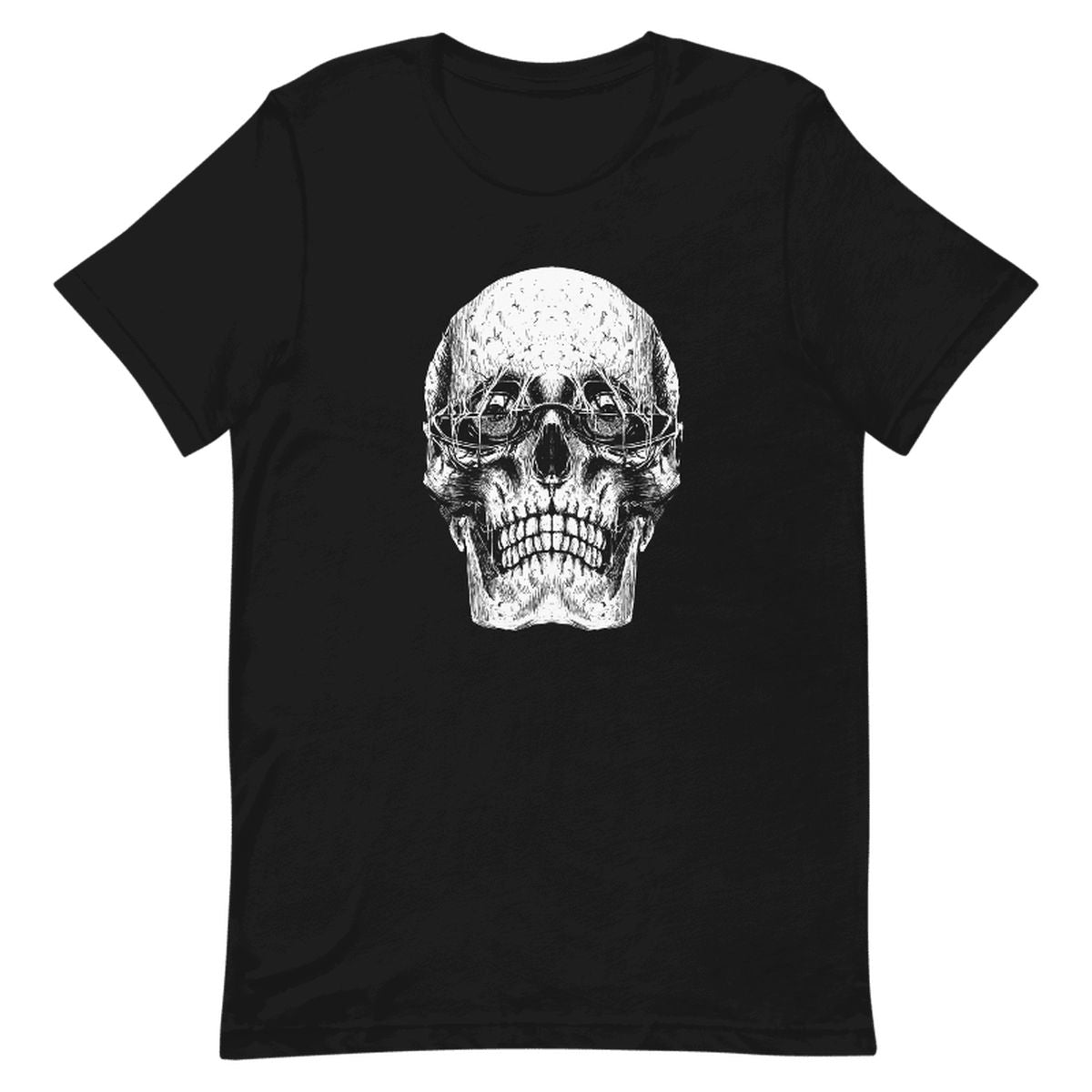 Edgy Skull Design Graphic T-Shirt