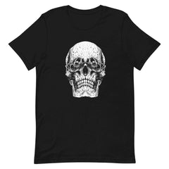 Edgy Skull Design Graphic T-Shirt