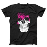 Emo Skull Pink Hair Unisex T-shirt