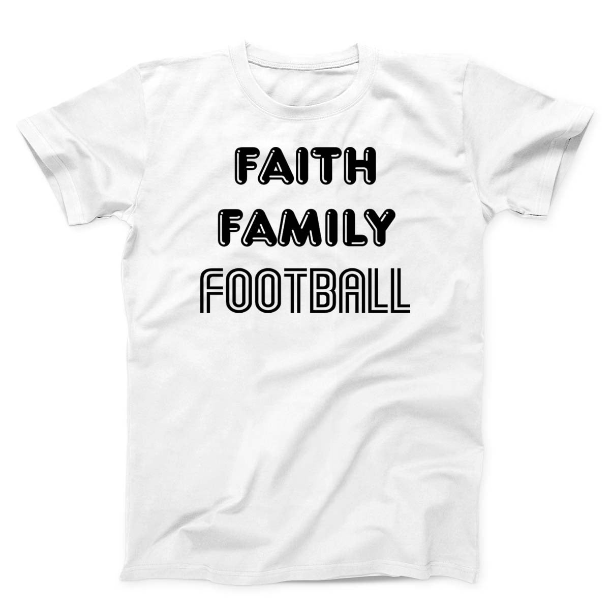 Faith Family Football Unisex T-Shirt