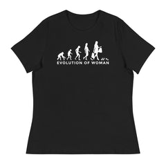 Female Evolution Funny Women's T-shirt