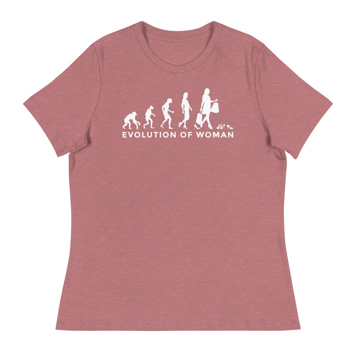 Female Evolution Funny Women's T-shirt