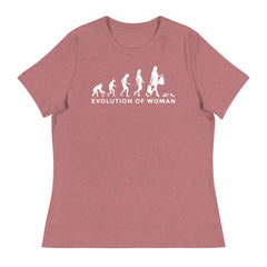 Female Evolution Funny Women's T-shirt