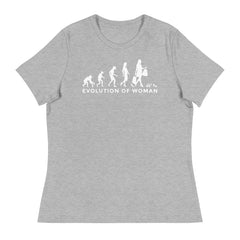 Female Evolution Funny Women's T-shirt