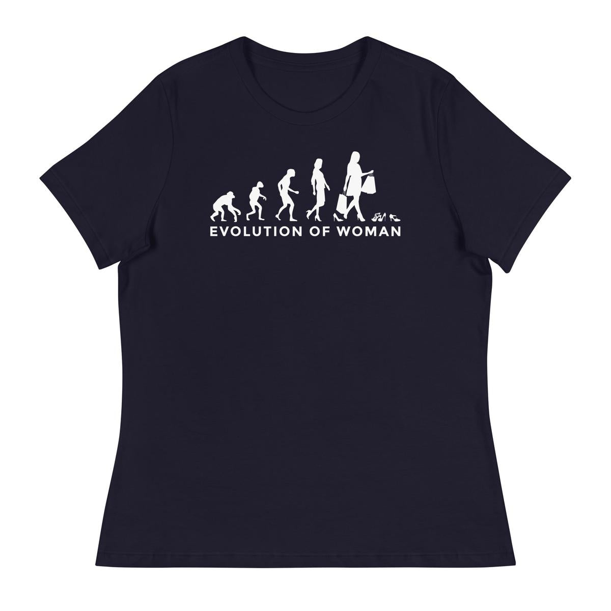 Female Evolution Funny Women's T-shirt