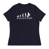 Female Evolution Funny Women's T-shirt