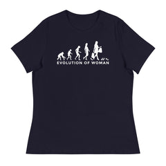 Female Evolution Funny Women's T-shirt