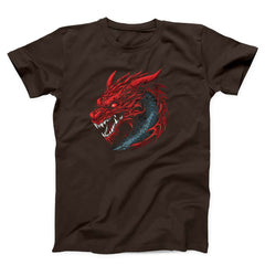 Fierce Red Dragon Unisex T-Shirt