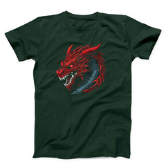 Fierce Red Dragon Unisex T-Shirt