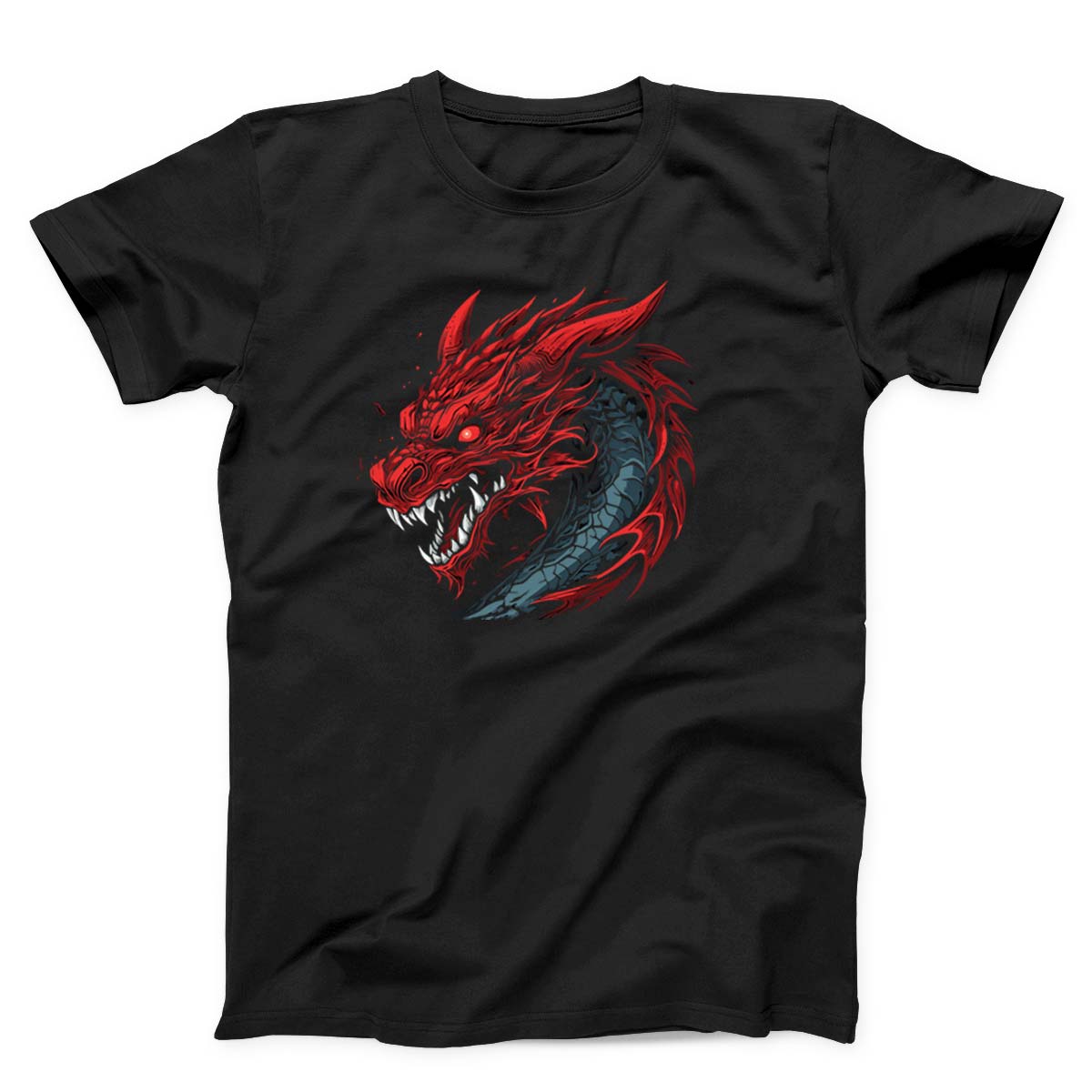 Fierce Red Dragon Unisex T-Shirt
