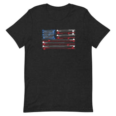 Fishing Rods American Flag Unisex T-shirt