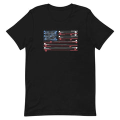Fishing Rods American Flag Unisex T-shirt