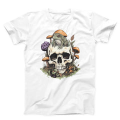 Frog On Skull Cottagecore Unisex T-shirt